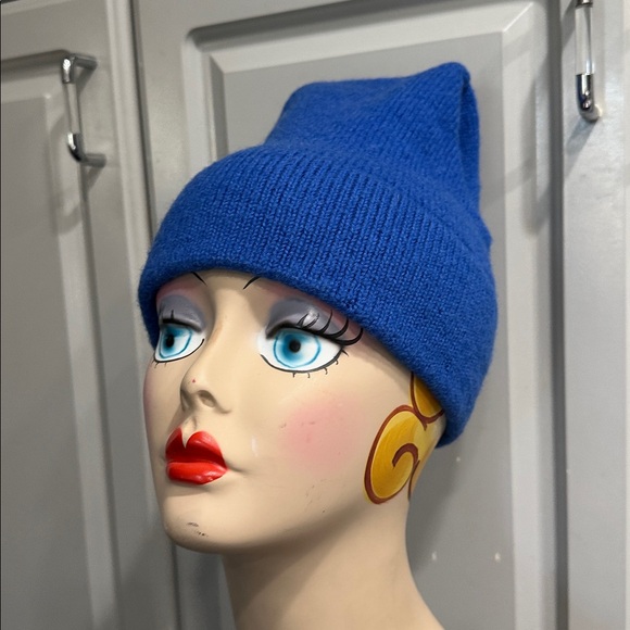 Ossi Ski Cap 100% Wool Beanie Cap Hat Blue One Size (A003) - Picture 2 of 15